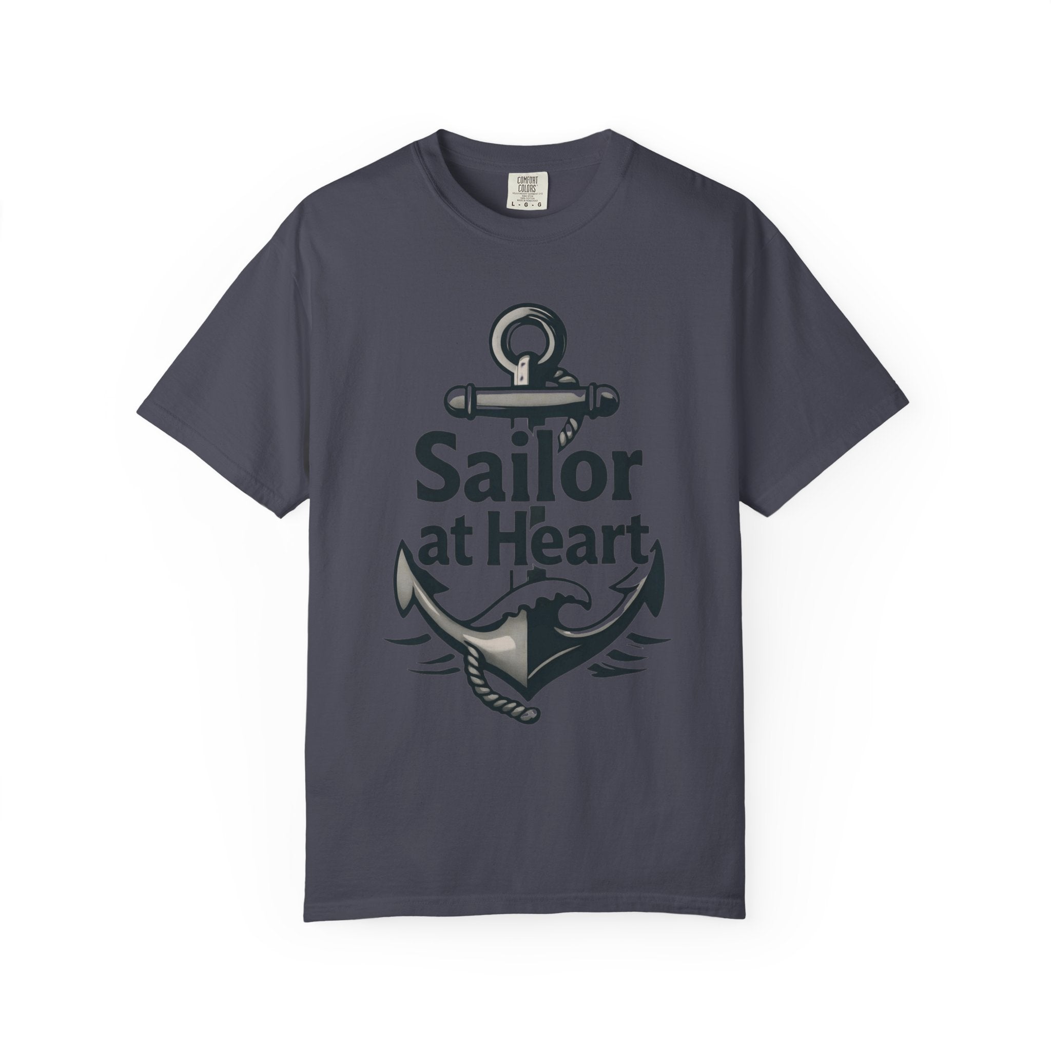 "Sailor at Heart-2" Unisex Garment-Dyed T-shirt