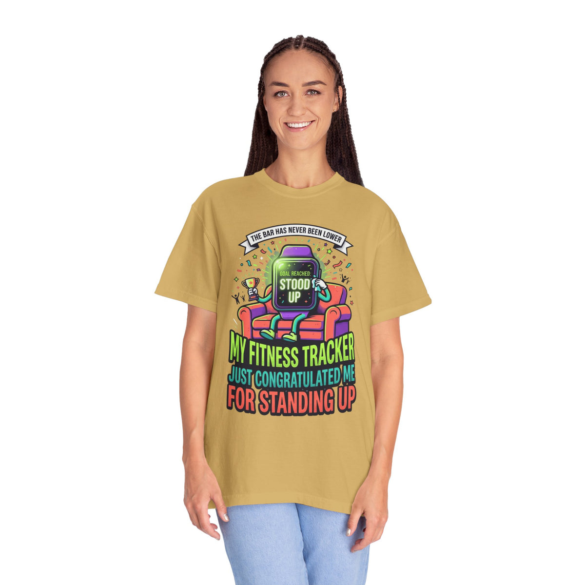 Color: Mustard | The Bar Has Never Been Lower Unisex Garment-Dyed Tee