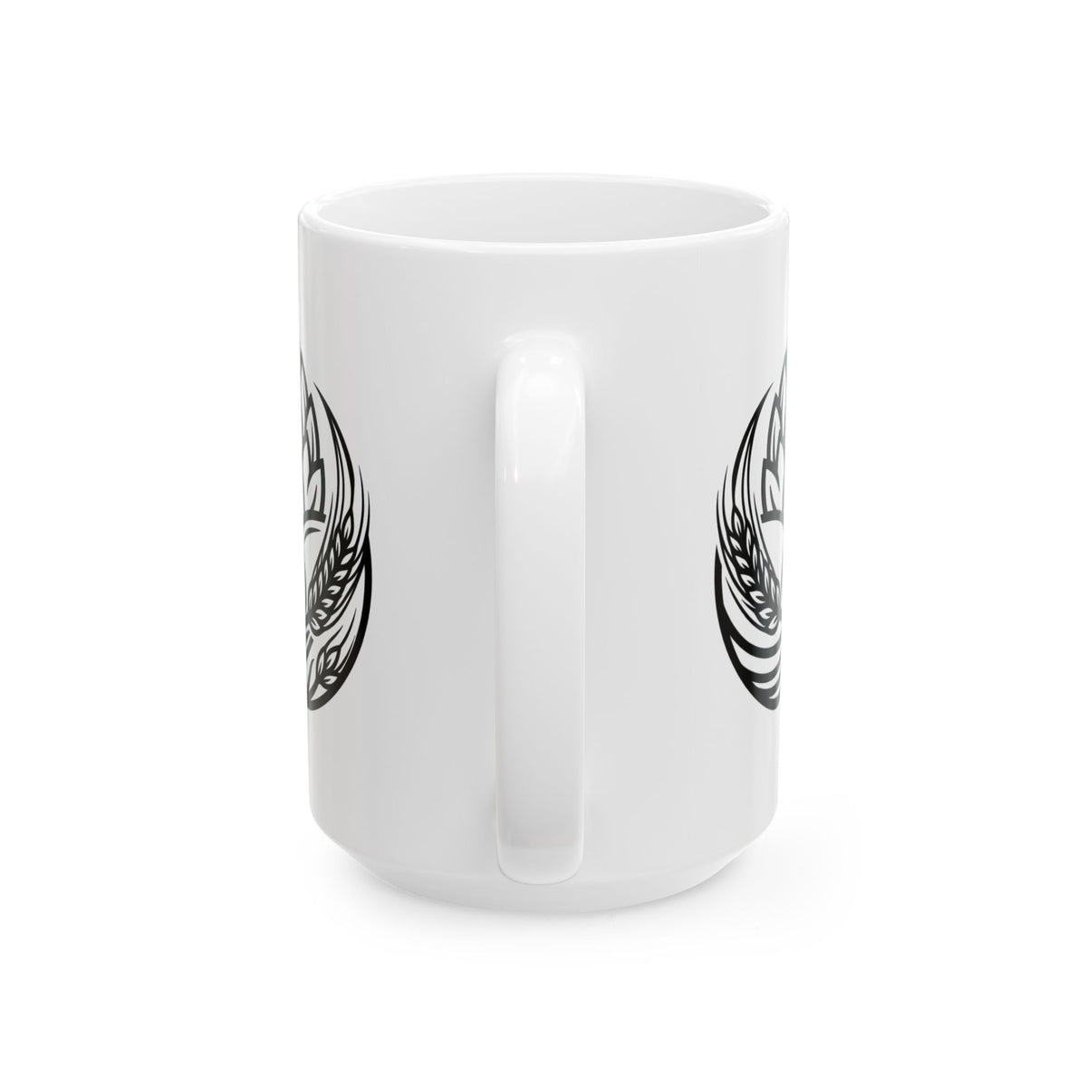 "Beer" White Ceramic Mug — Graphic