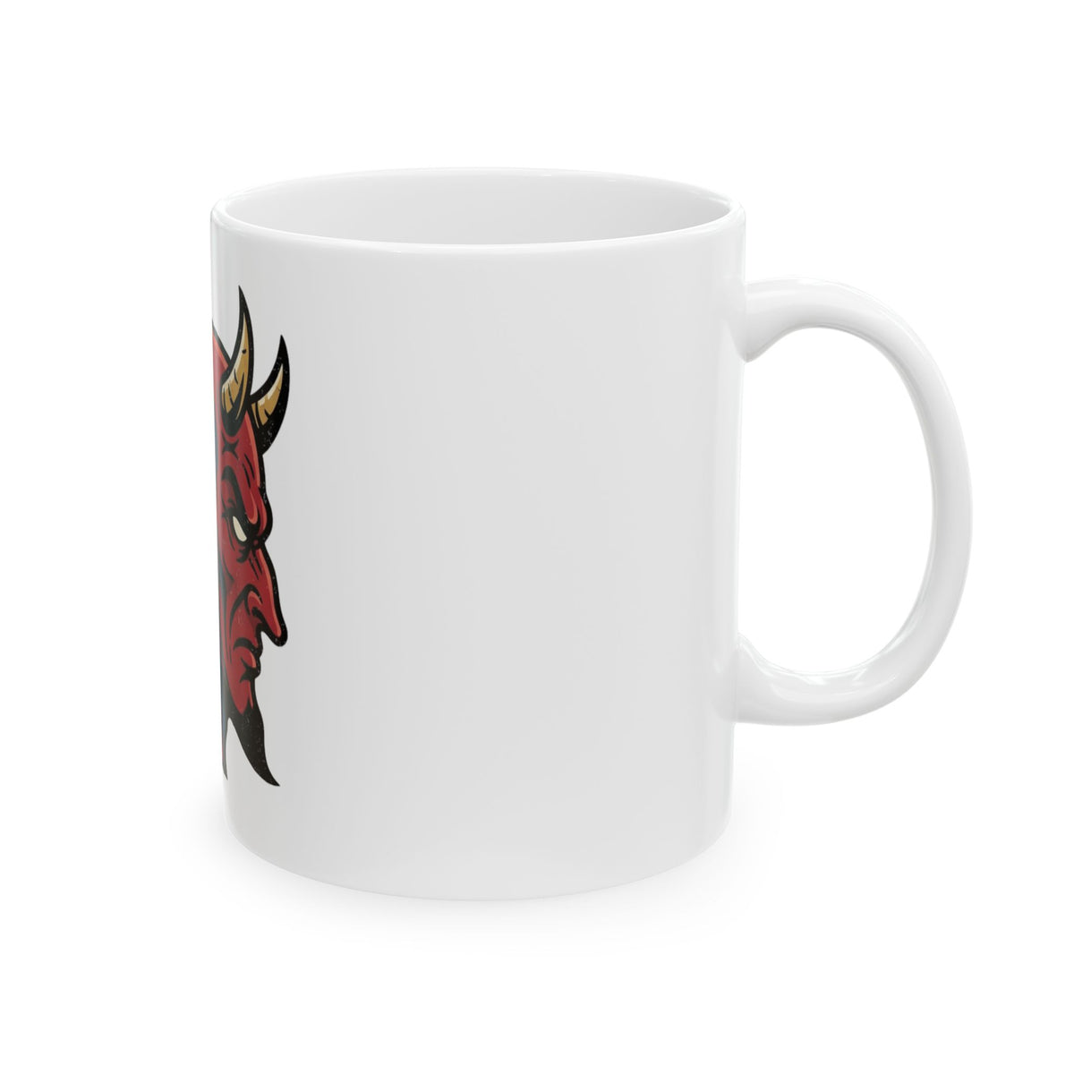 "Paradox" White Ceramic Mug — Graphic