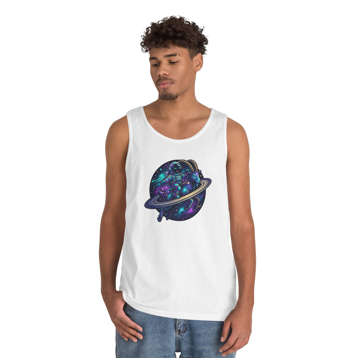 "Space Explorer Capricorn" Tank Top