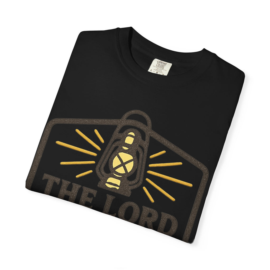 "The Lord is My Light" Unisex Garment-Dyed T-shirt