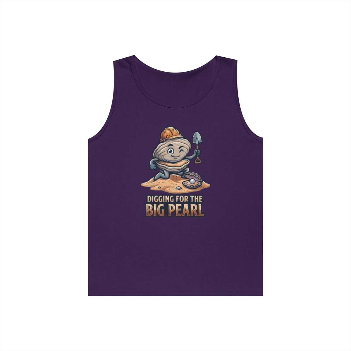 Color: Purple | Digging For The Big Pearl Tank Top