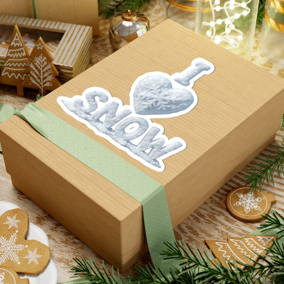 "I Love Snow" Sticker — Main