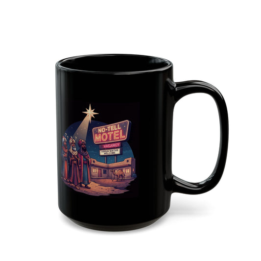 "No Vacancy" Black Ceramic Mug