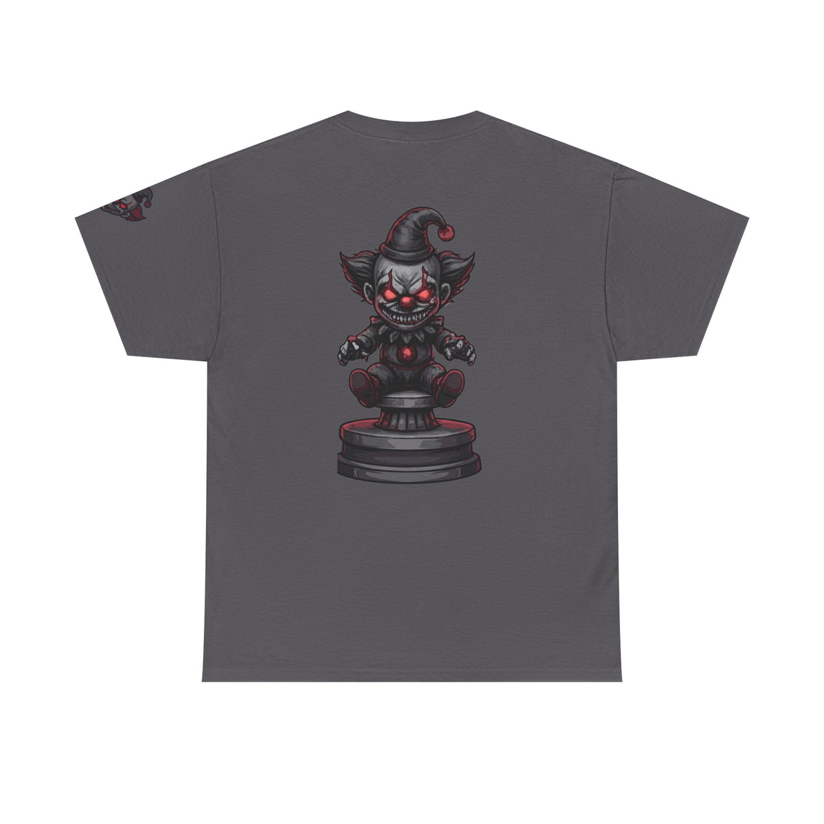 Color: Charcoal | Nightmare Clown Premium Graphic Tee