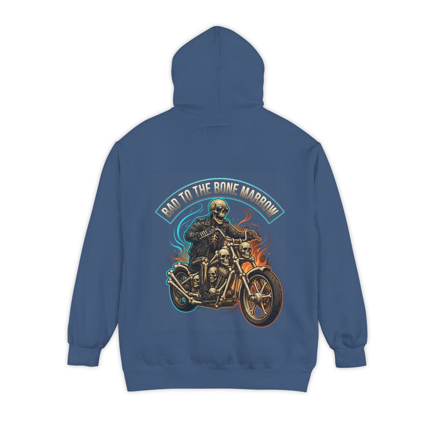 "Bad to the Bone Marrow" Garment-Dyed Hoodie