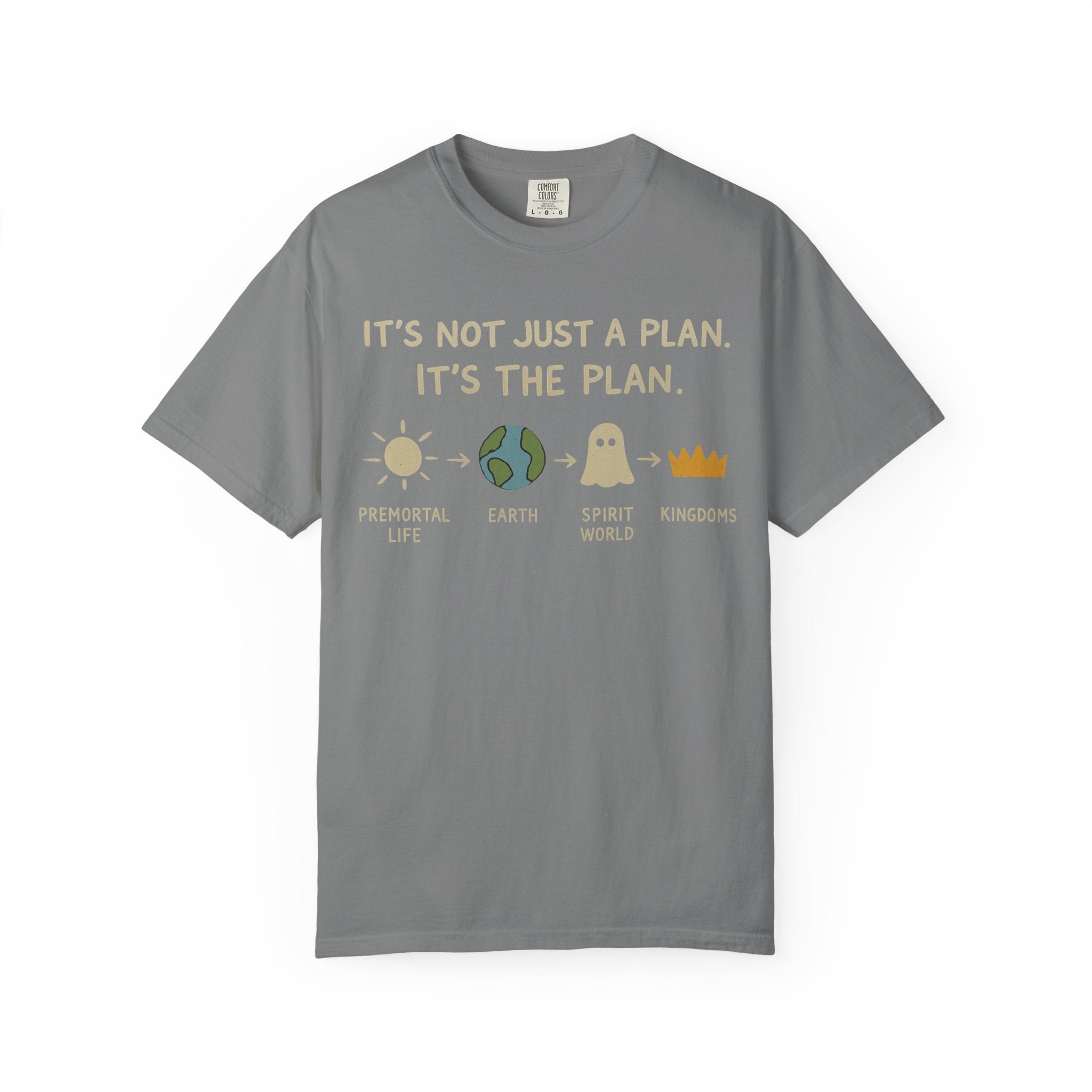 "It's The Plan" Unisex Garment-Dyed T-shirt