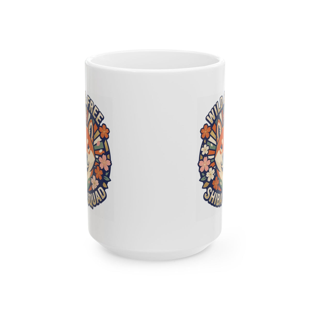 "Shiba Squad" White Ceramic Mug