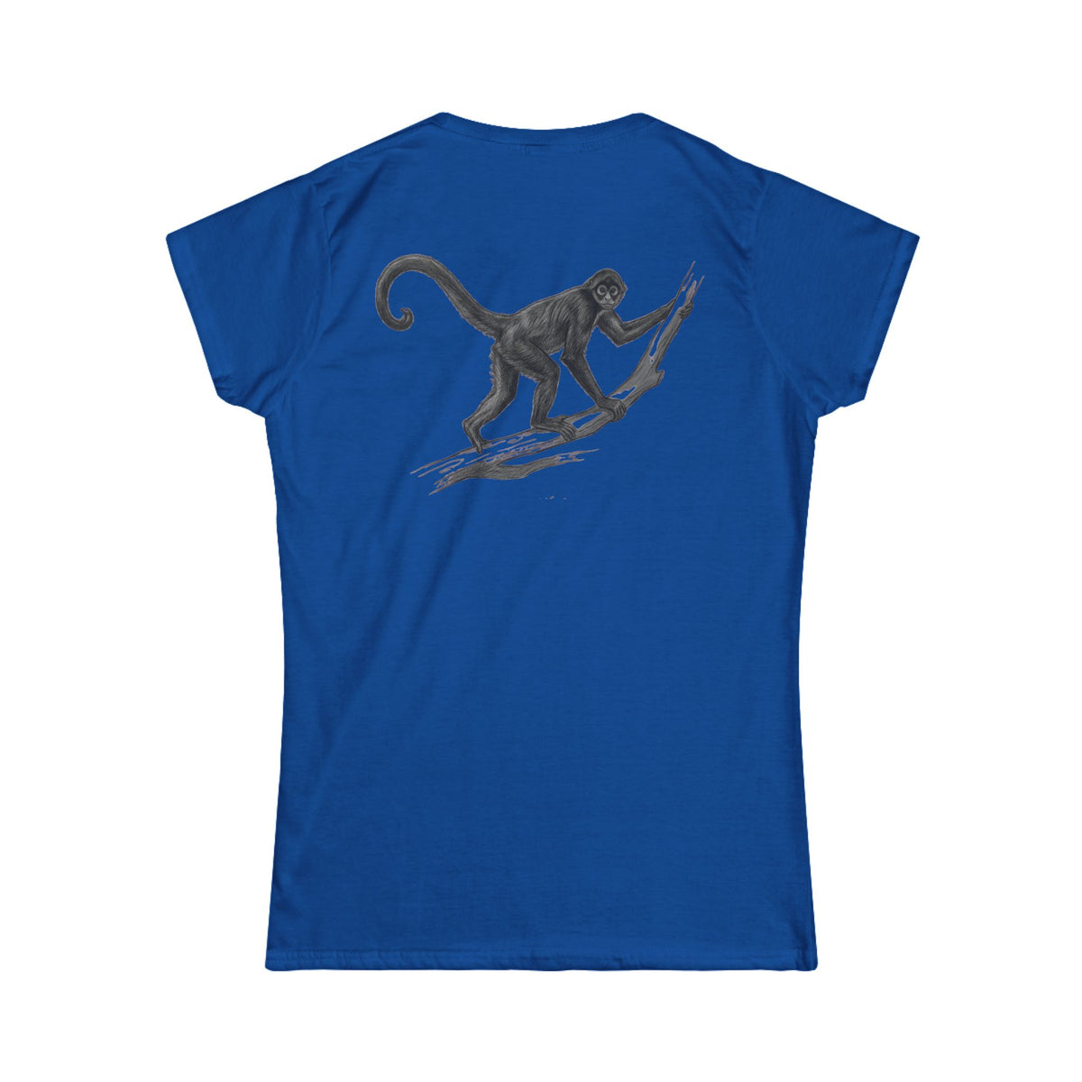 "Pencil Sketch Art Spider Monkey" Women's Tee
