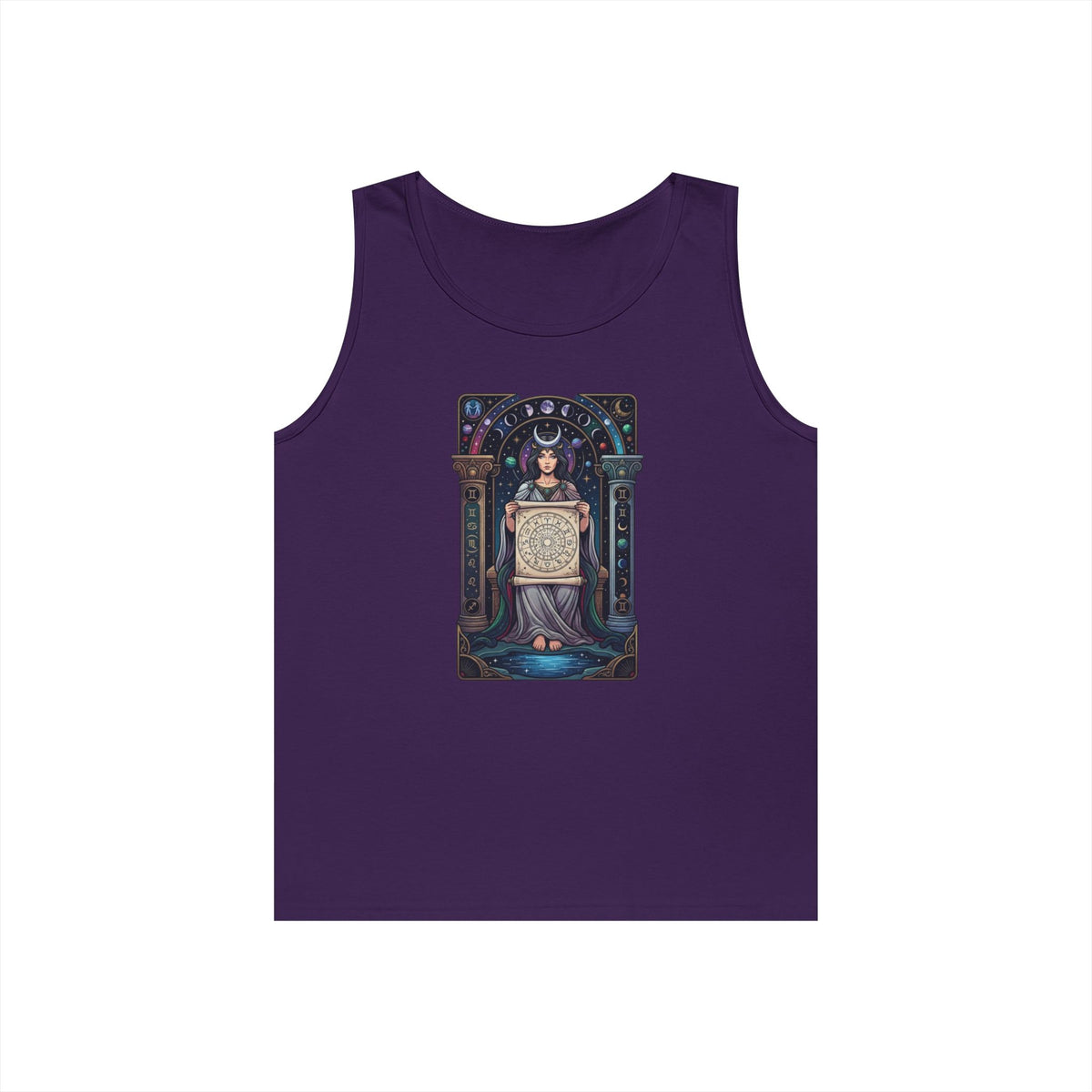 "The Cosmic Tarot (High Priestess)" Tank Top