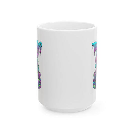"Cock Teaser" White Ceramic Mug