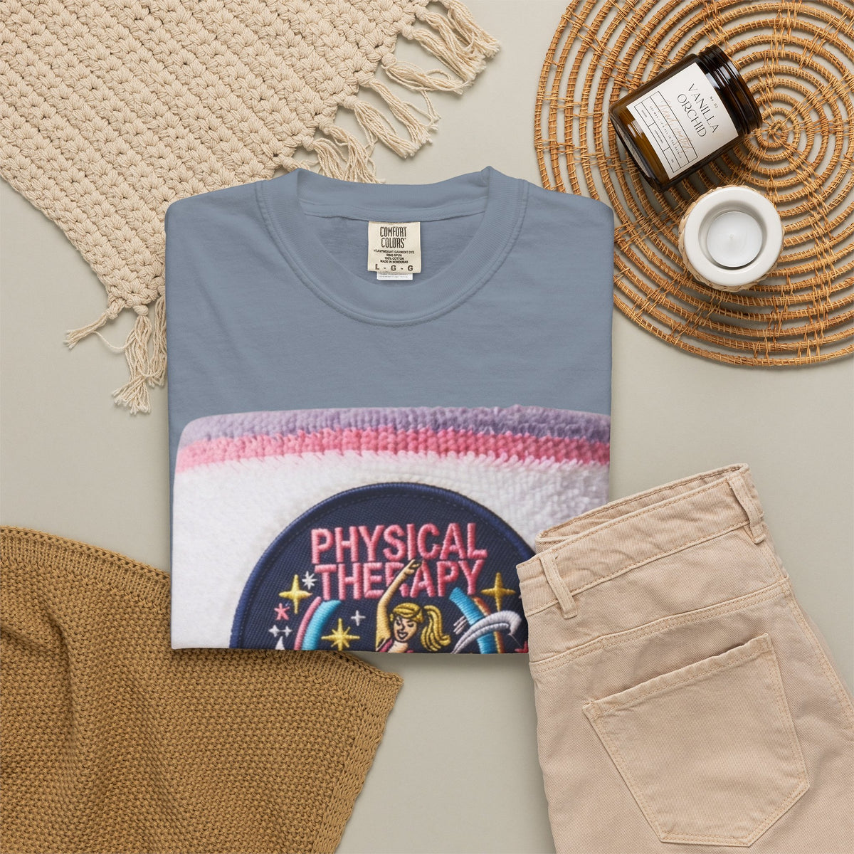 "Let's Get Physical" Unisex Garment-Dyed Tee