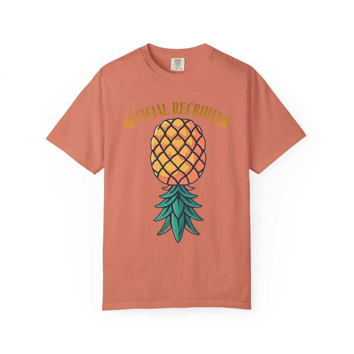 Color: Terracotta | Official Recruiter Unisex Garment-Dyed Tee