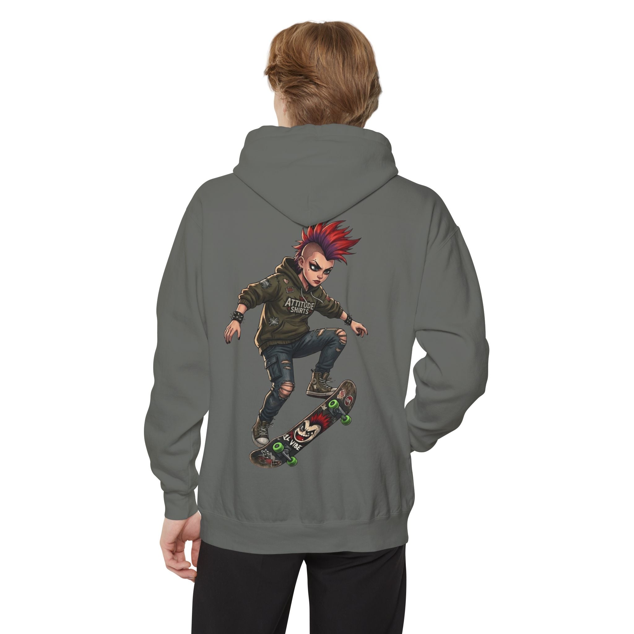 "Riot" Garment-Dyed Hoodie
