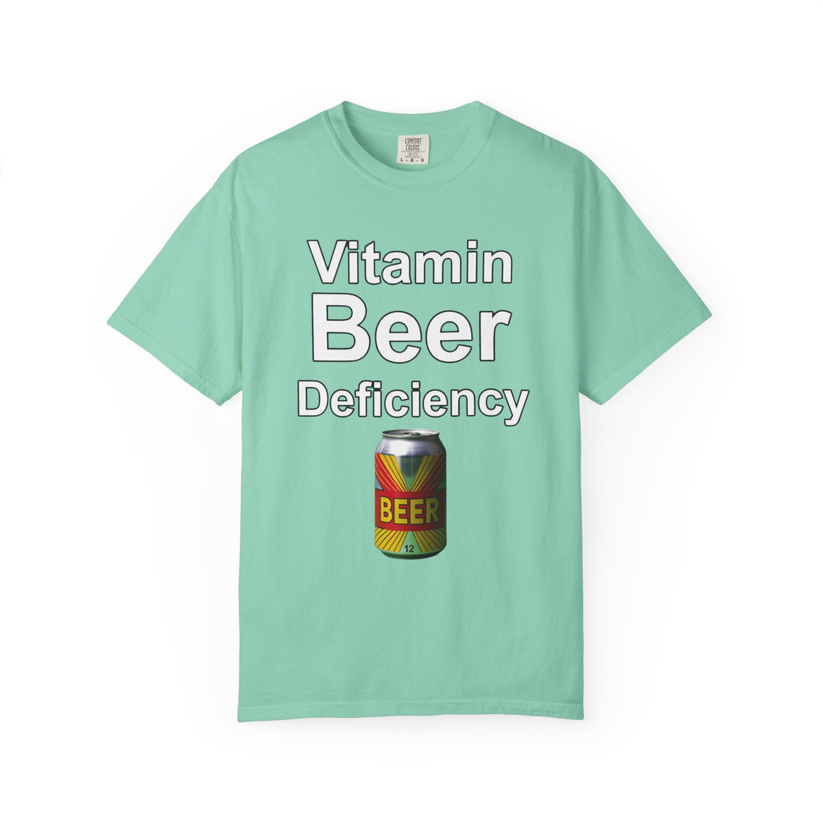Color: Island Reef | Vitamin Beer  Unisex Garment-Dyed T-shirt