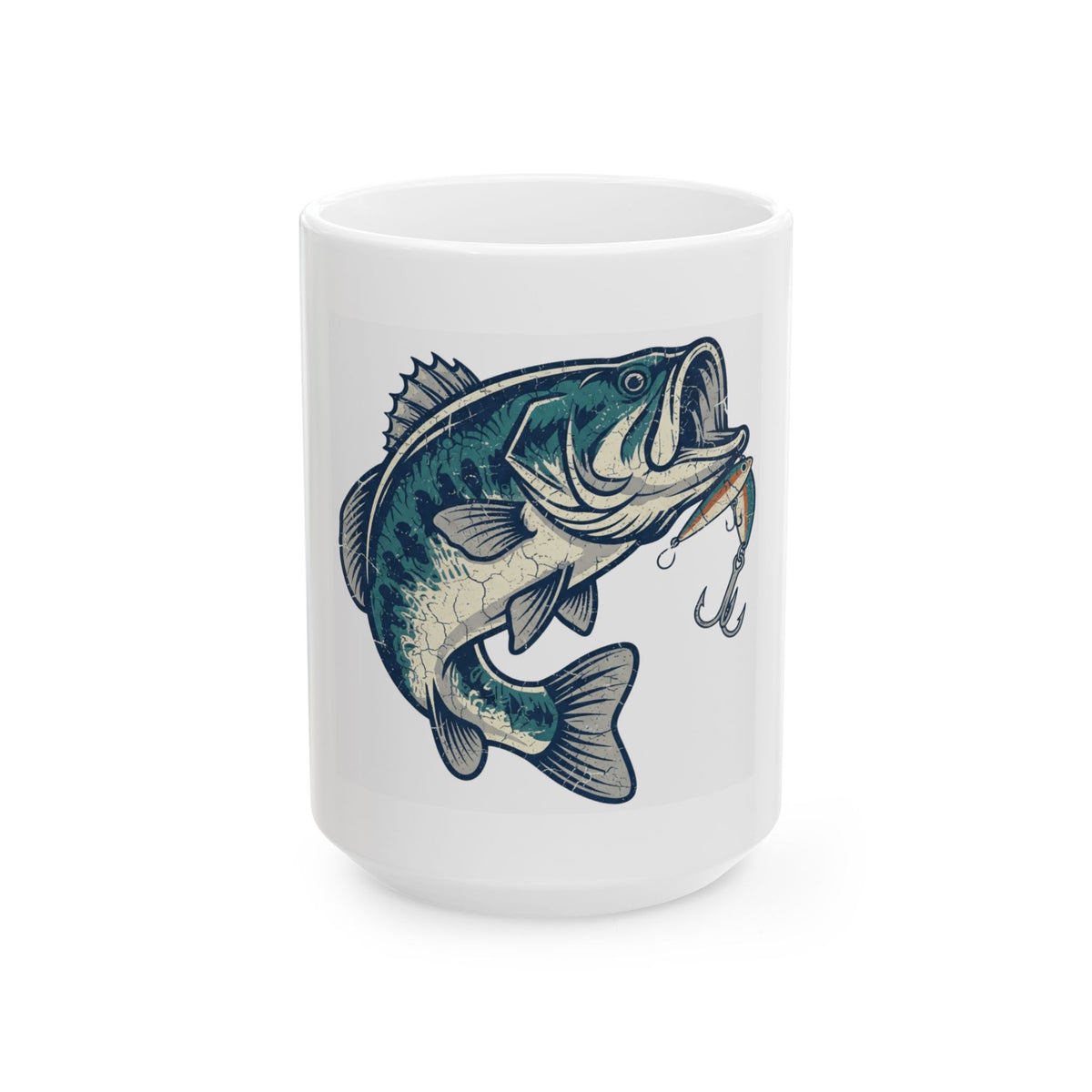 "Never Leave A Good Hole" White Ceramic Mug — Graphic