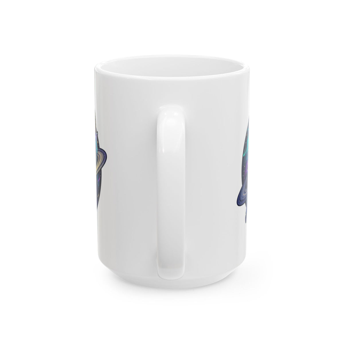 "Space Explorer Capricorn" White Ceramic Mug