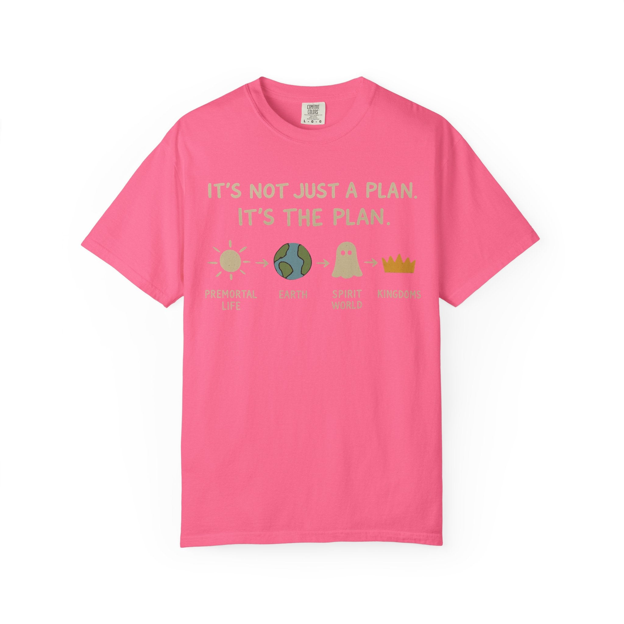 "It's The Plan" Unisex Garment-Dyed T-shirt