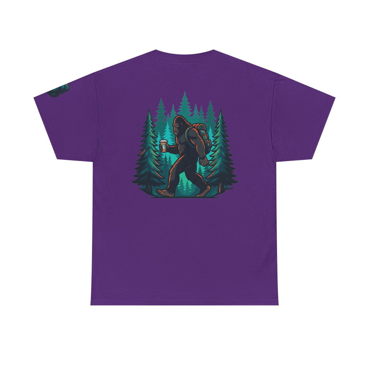 Color: Purple | Bigfoot-Sasquatch (North America) Premium Graphic Tee