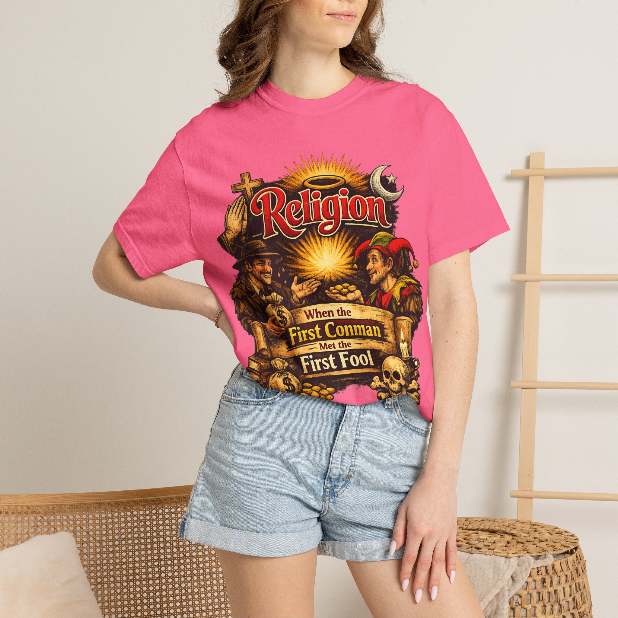 "The Original Transaction" Unisex Garment-Dyed T-shirt