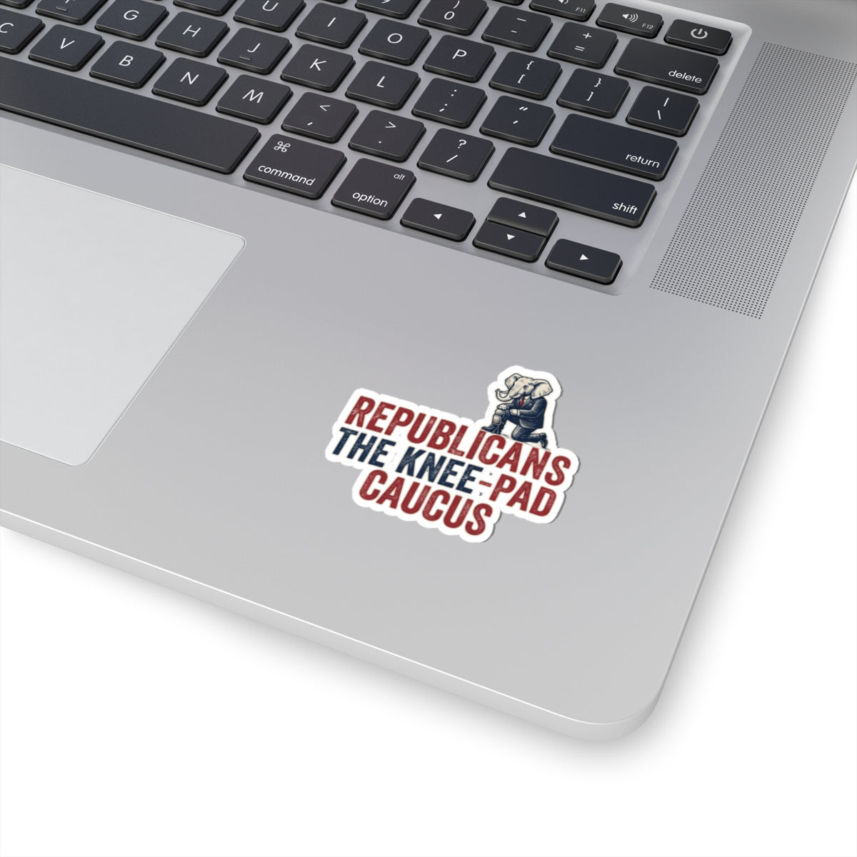 "The Knee Pad Caucus" Sticker — Main