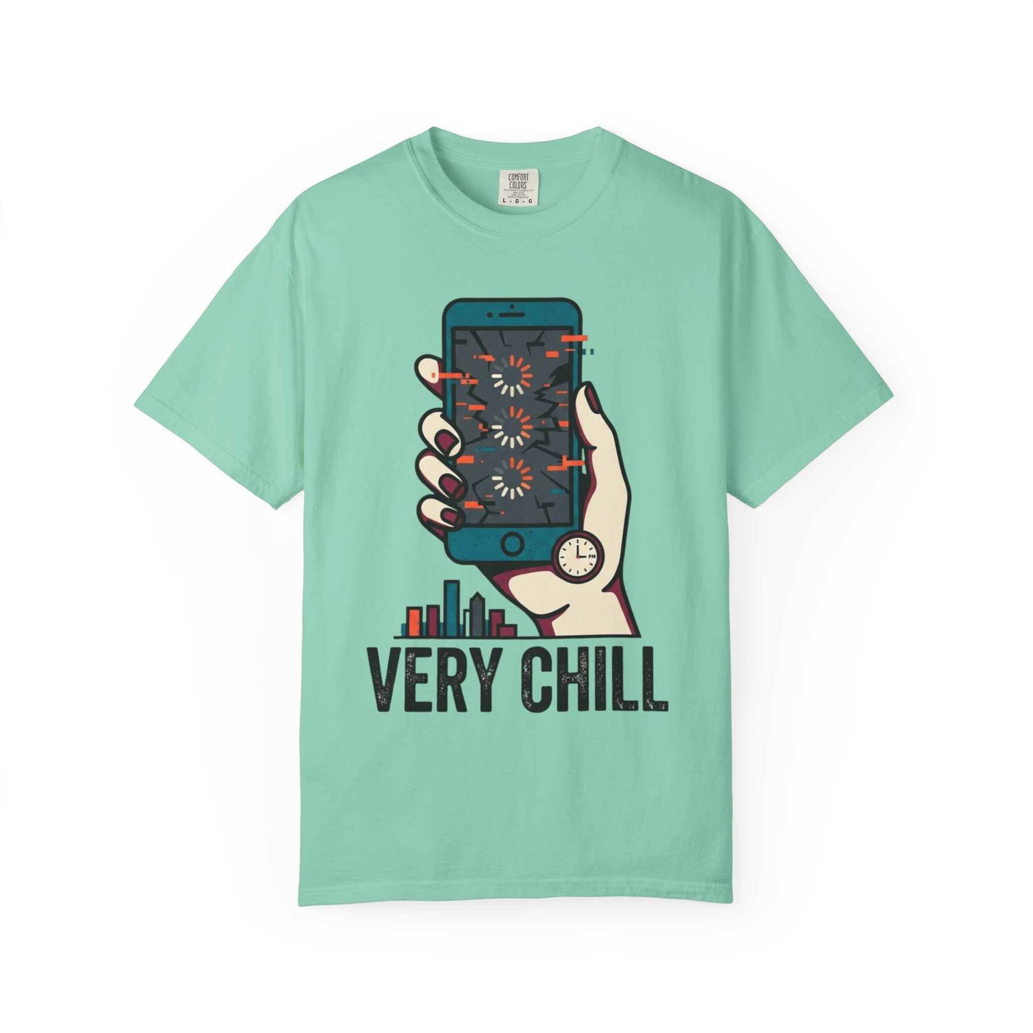 "Very Chill" Unisex Garment-Dyed Tee