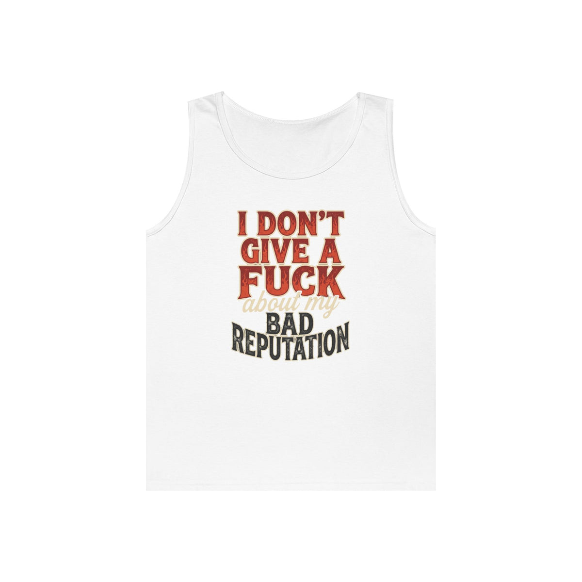 Color: White | Bad Reputation Tank Top
