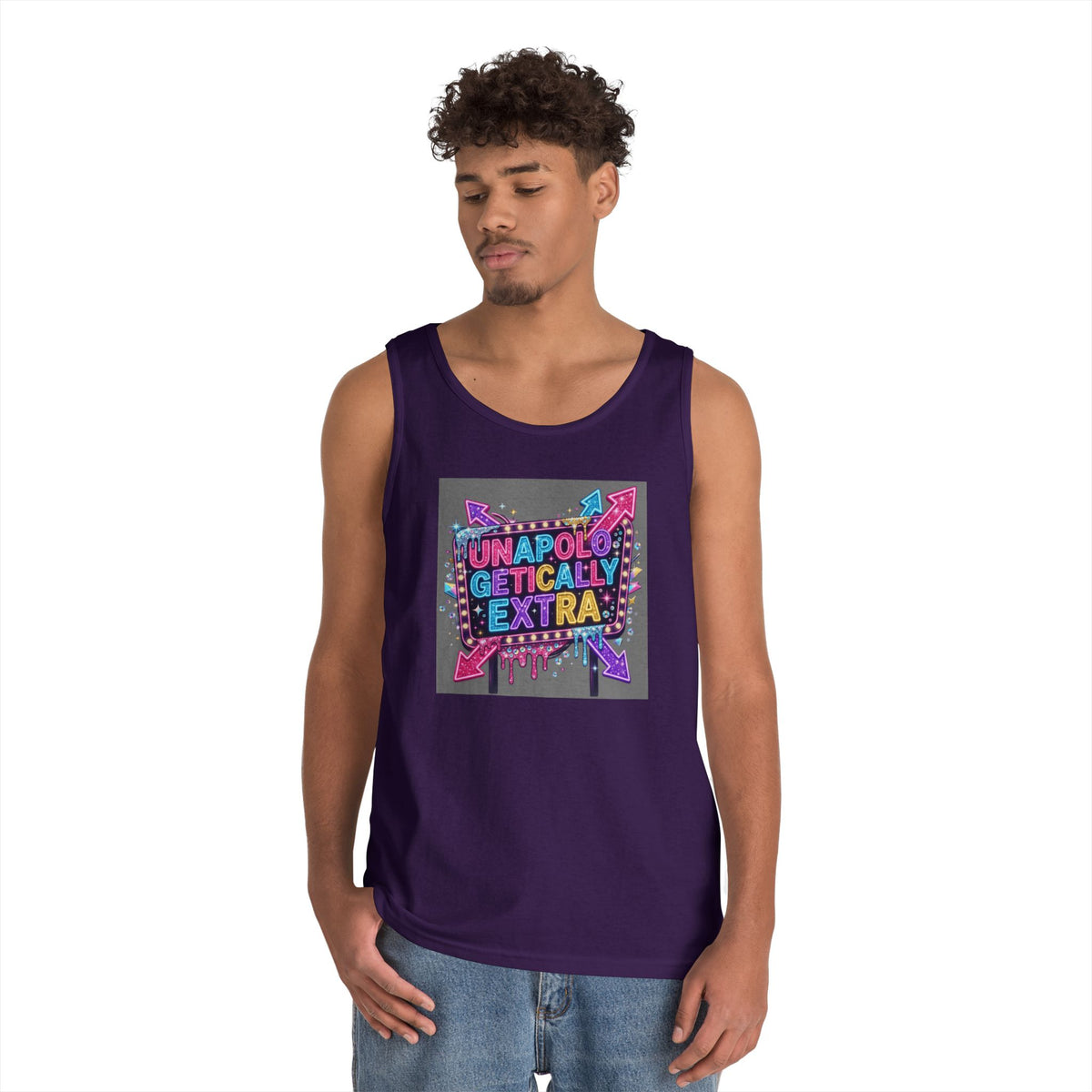 Color: Purple | Unapoligetically Extra Tank Top