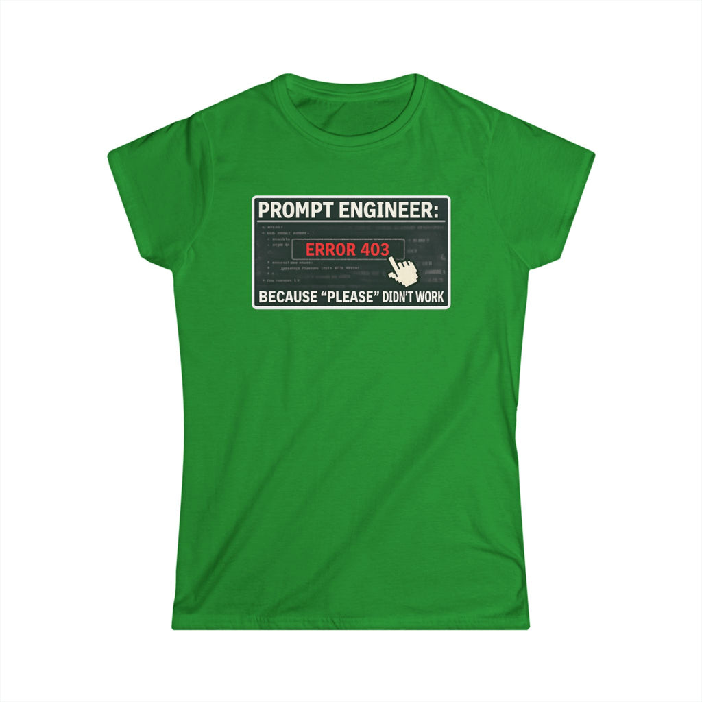 Politeness Failed. Try Fear™ | Women's Tee — AttitudeShirts
