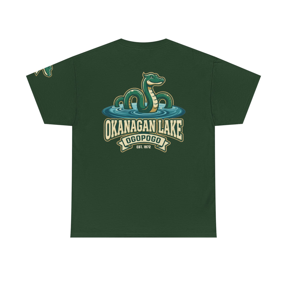 Color: Forest Green | Ogopogo (Canada) Premium Graphic Tee