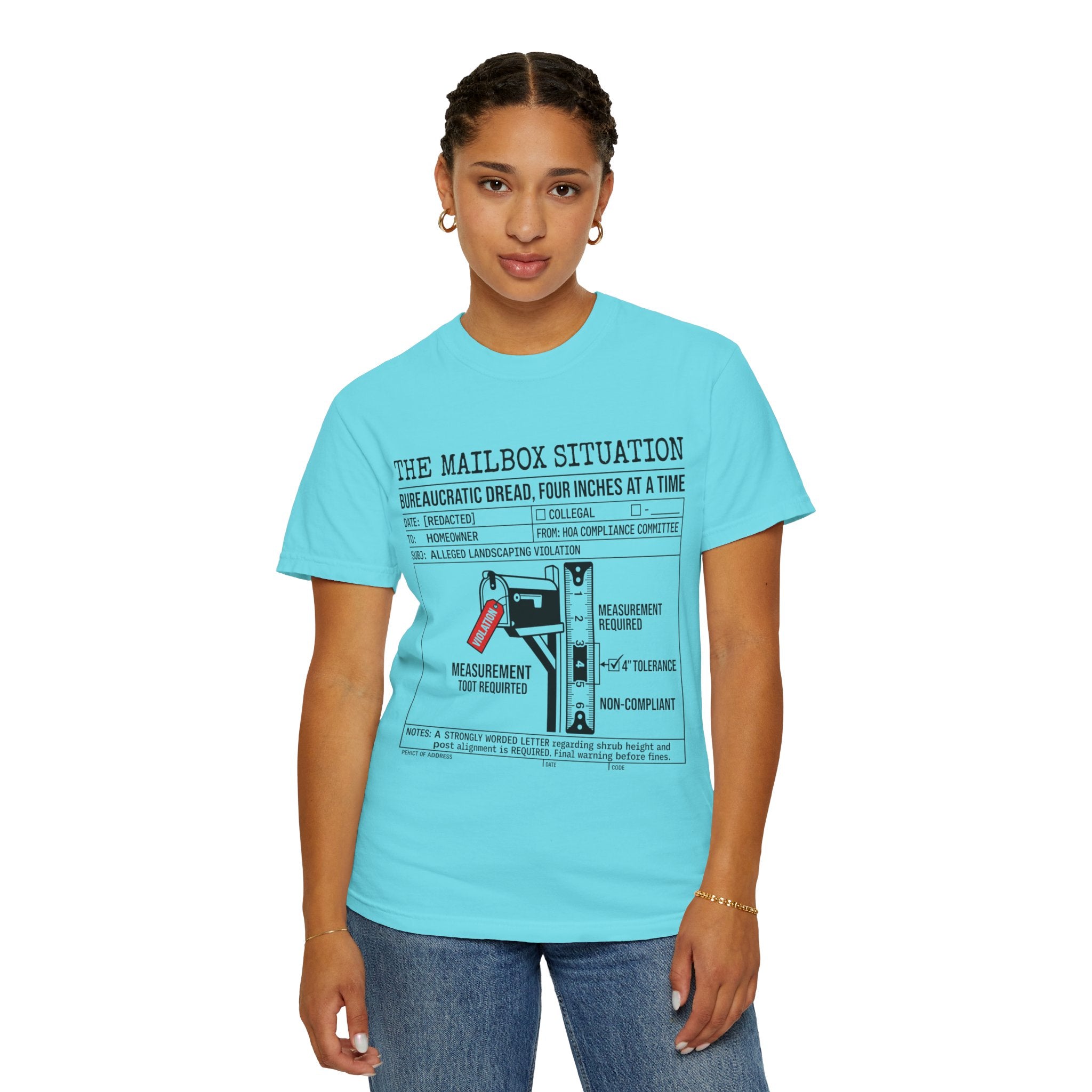 "Mailbox Situation" Unisex Garment-Dyed Tee