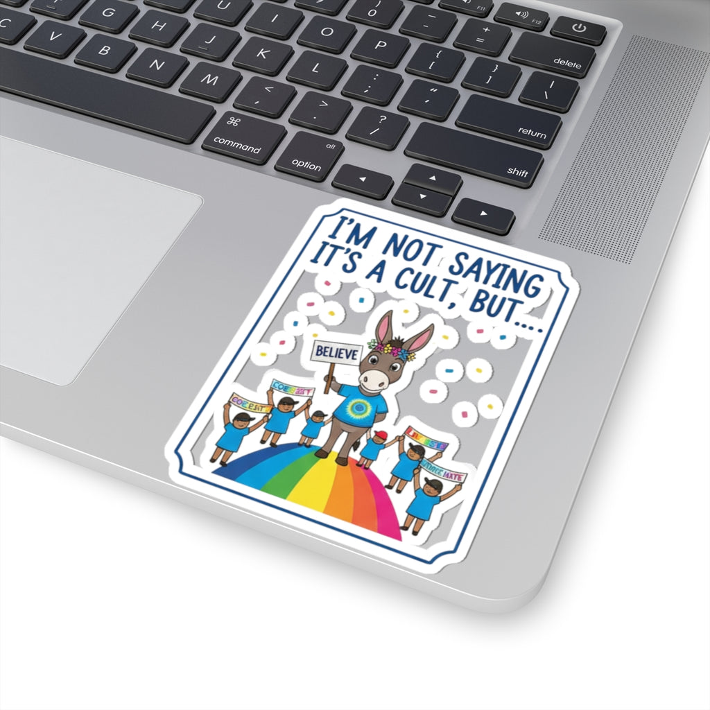 Cult: Liberal Edition | Kiss-Cut Sticker — AttitudeShirts