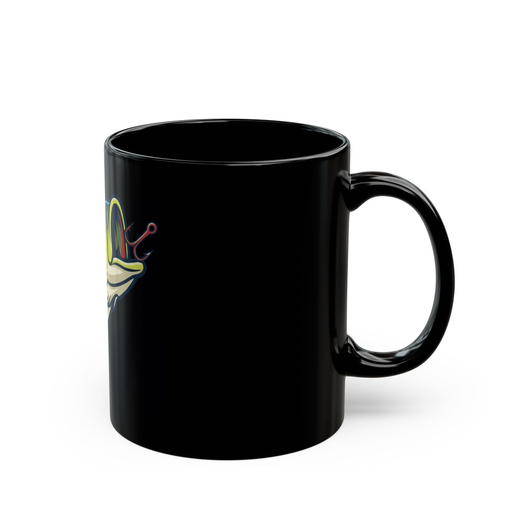 "Jerk Until She Swallows" Black Ceramic Mug — Graphic