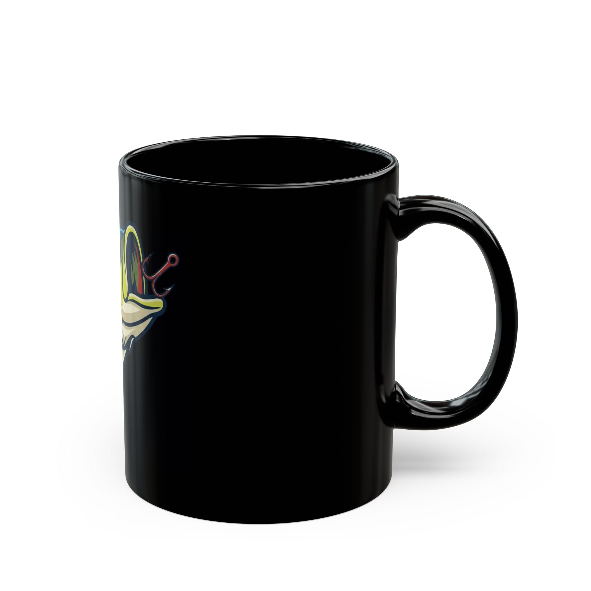 "Jerk Until She Swallows" Black Ceramic Mug — Graphic