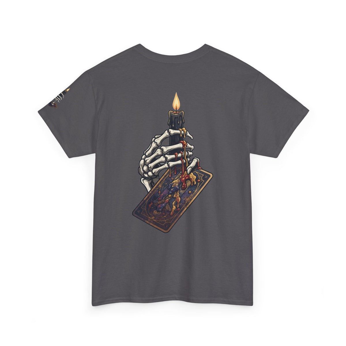 Skeletal Hand And Tarot Card Premium Graphic Tee