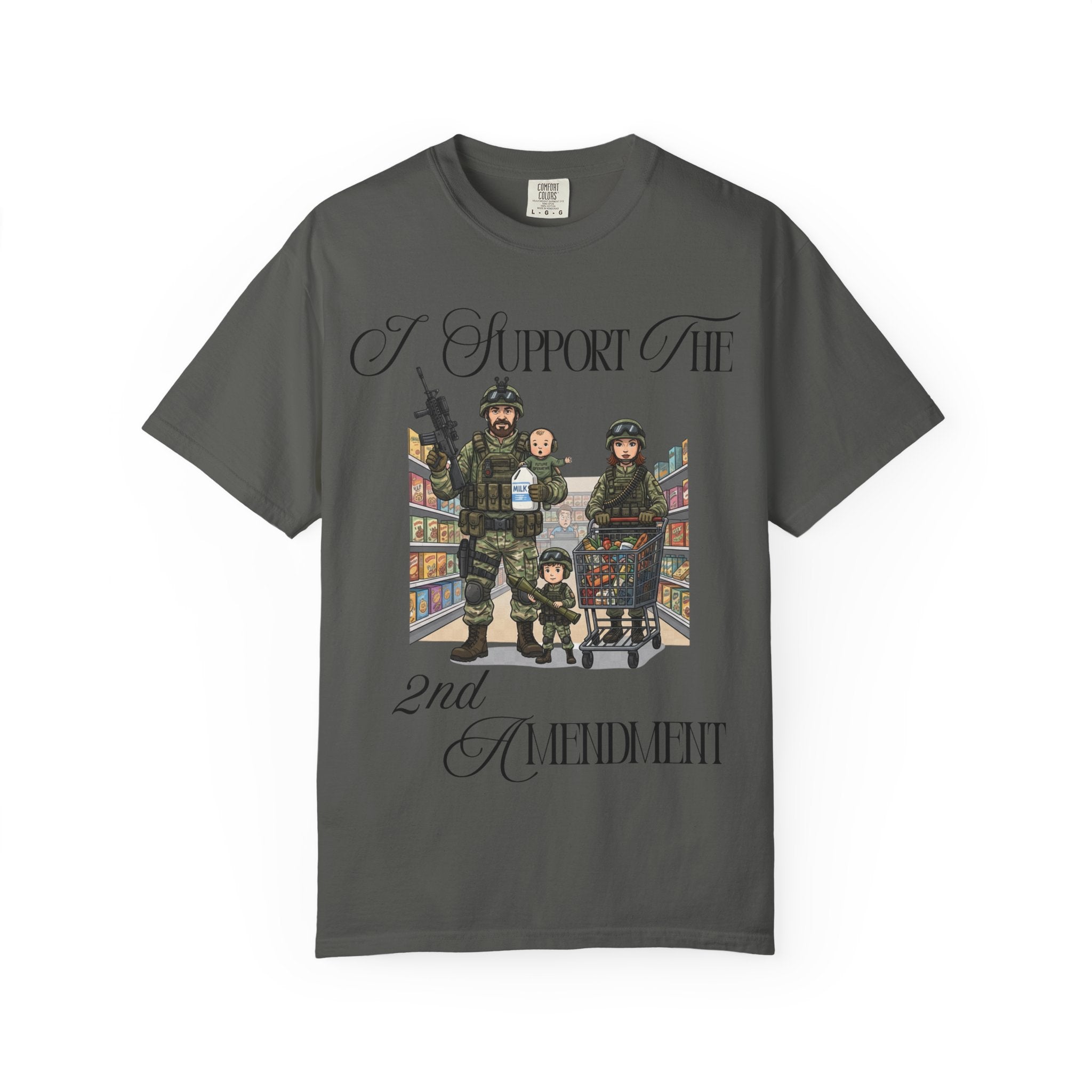 "actical Grocery Run" Unisex Garment-Dyed T-shirt