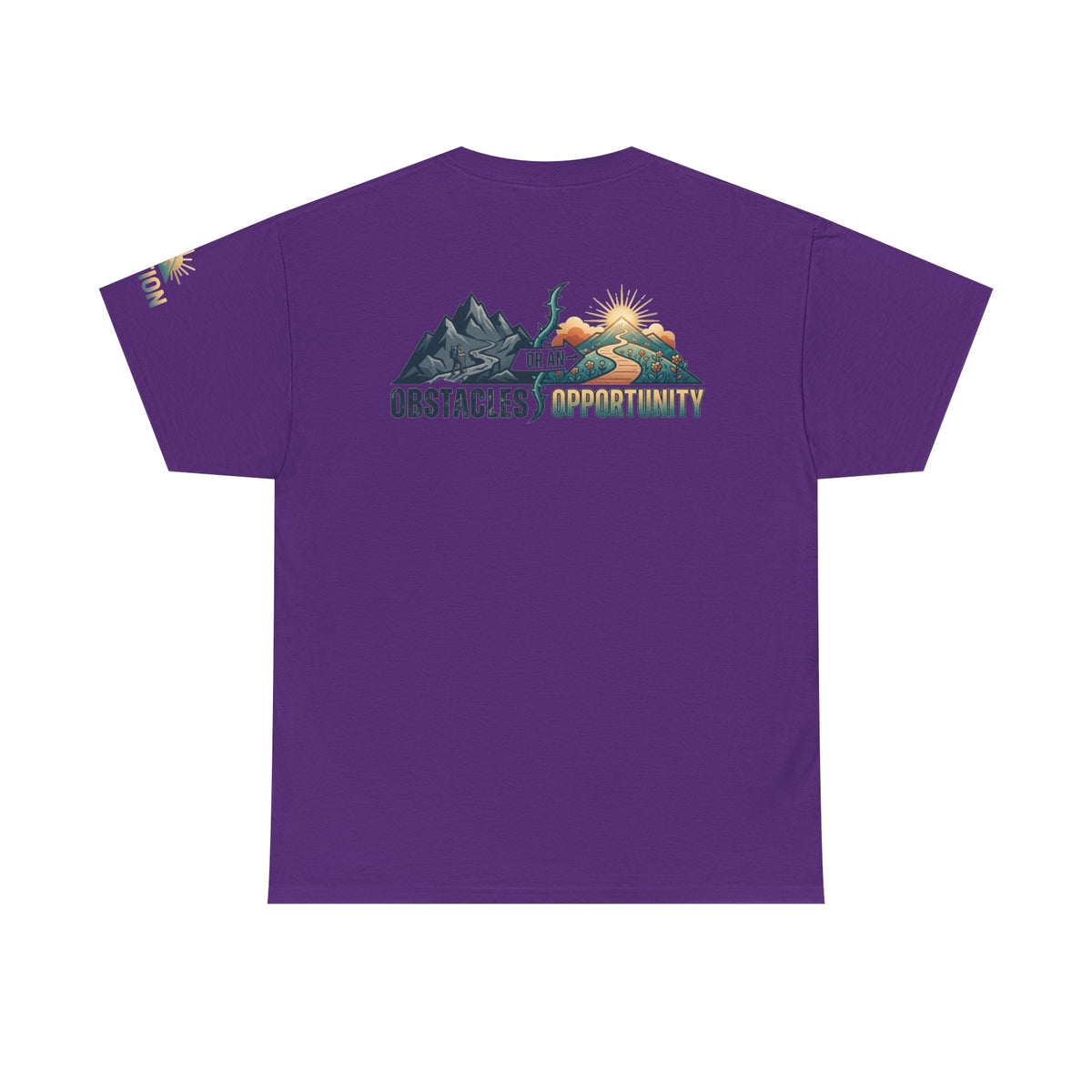 Color: Purple | Obstacle Or An Opportunity Premium Graphic Tee