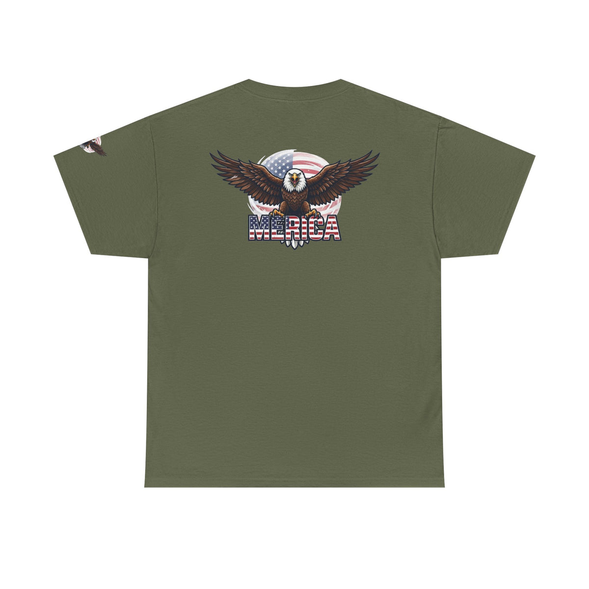 Color: Military Green | Merica Premium Graphic Tee