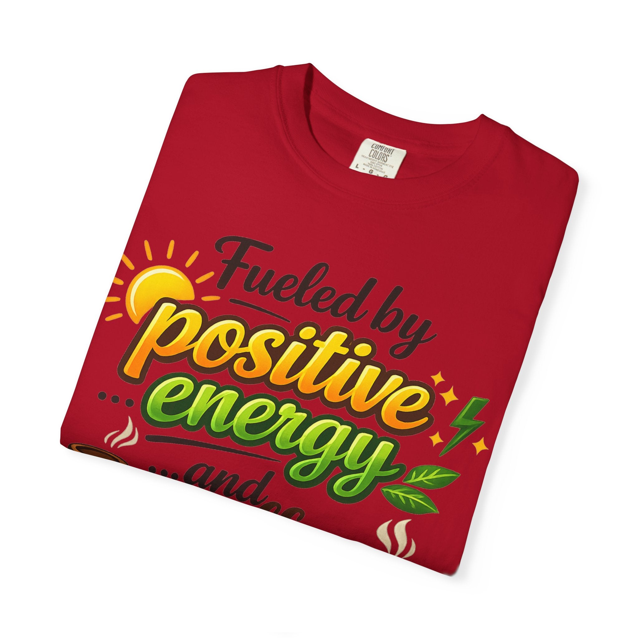 "The High-Voltage Morning Routine" Unisex Garment-Dyed T-shirt
