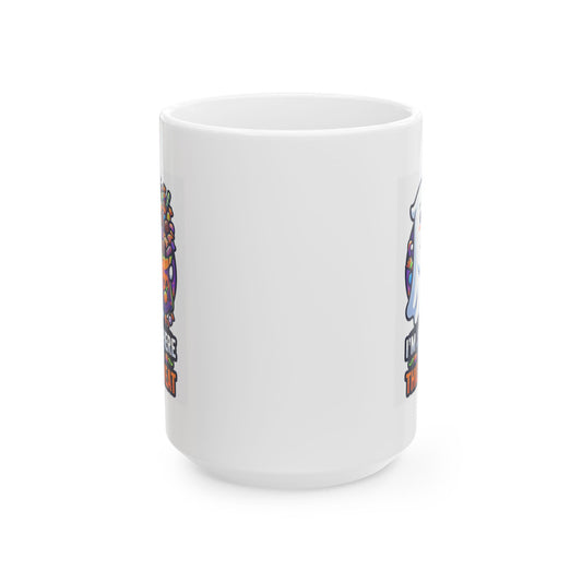 "I'm Just Here For The Thick Treat" White Ceramic Mug