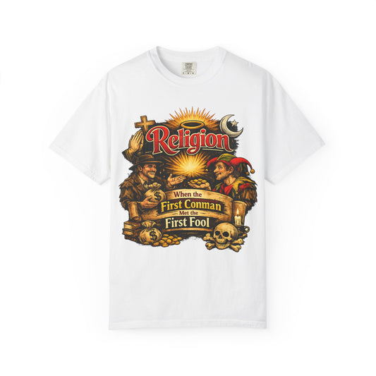 Color: White | The Original Transaction Unisex Garment-Dyed T-shirt