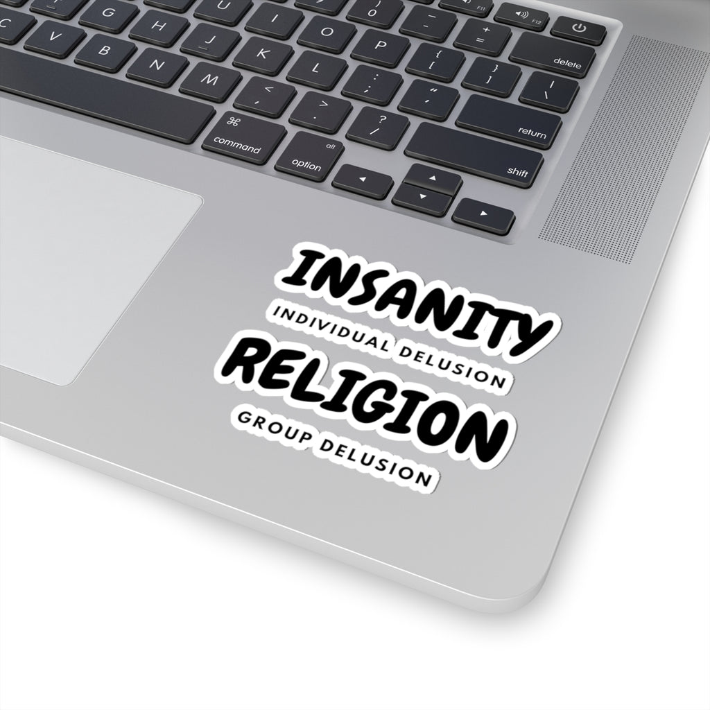 "Insanity Religion" Sticker — Main