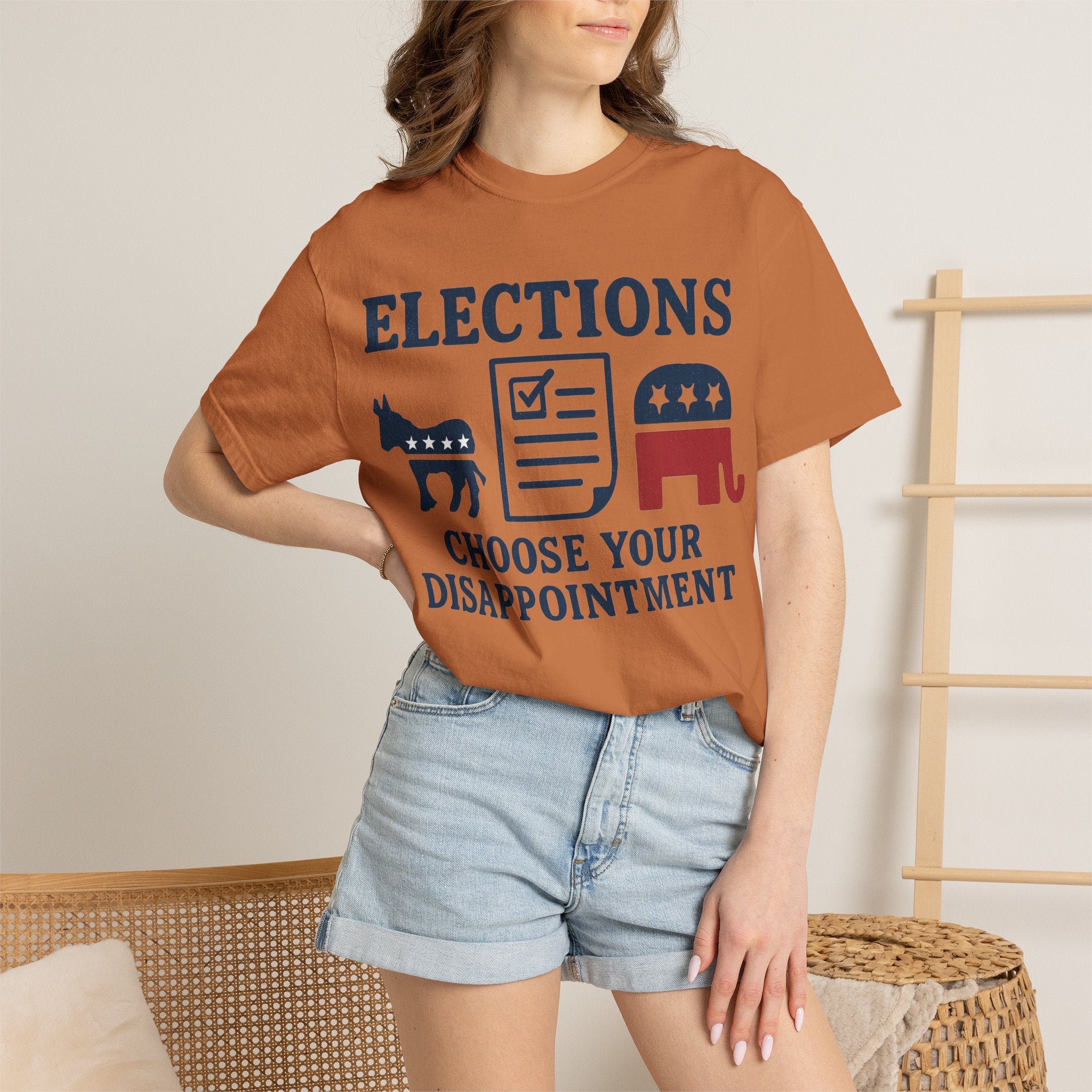 "Voting for the Best" Unisex Garment-Dyed T-shirt