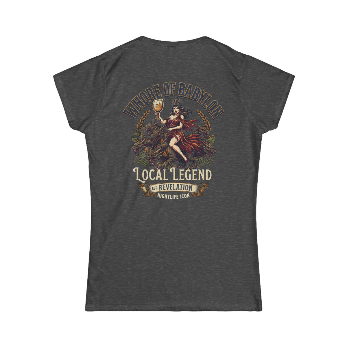 "Good Book Series Whore of Babylon" Women's Tee