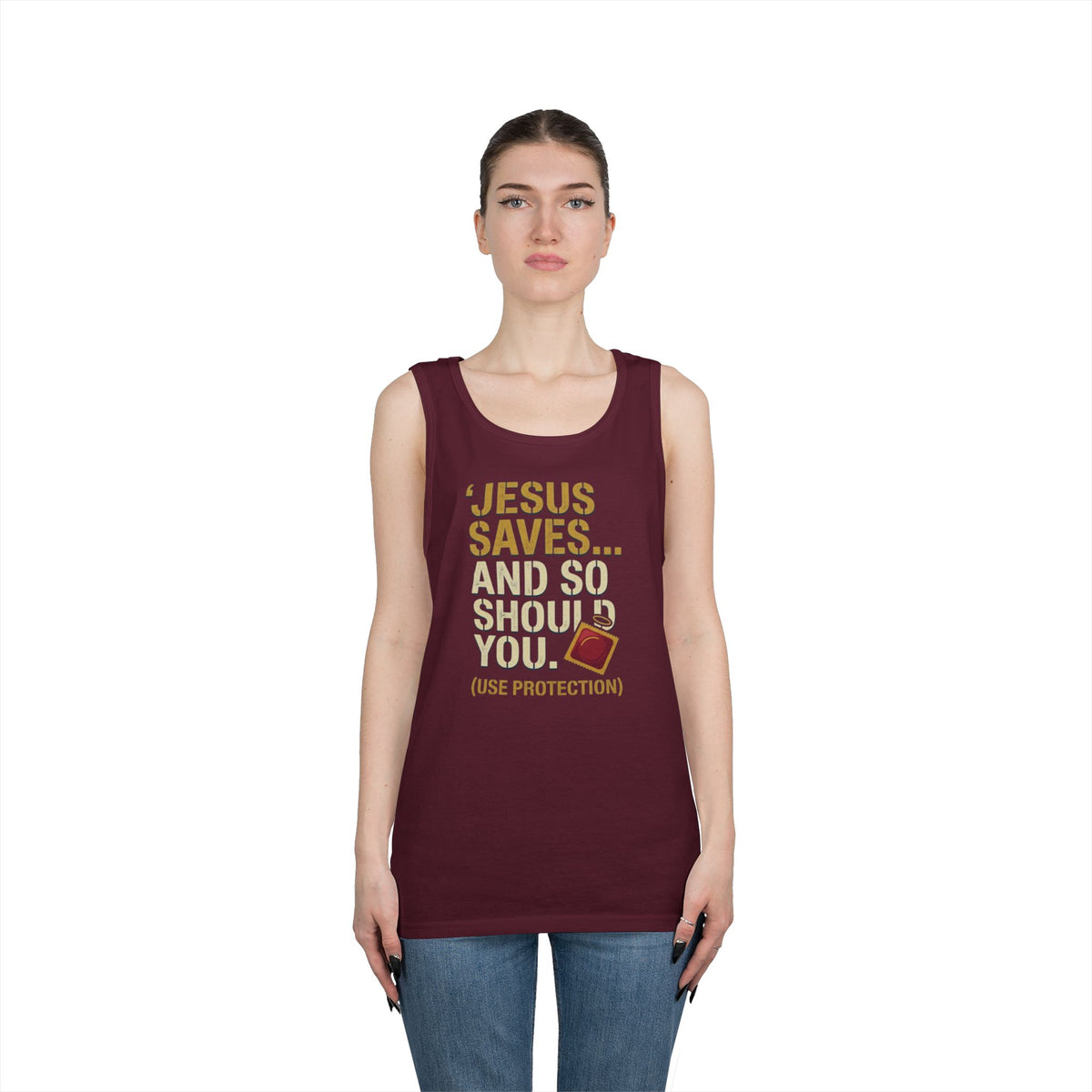 "Good Book Series Jesus Saves and So Should You" Tank Top