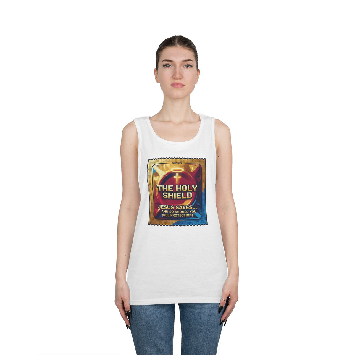 "Good Book Series The Holy Shield" Tank Top