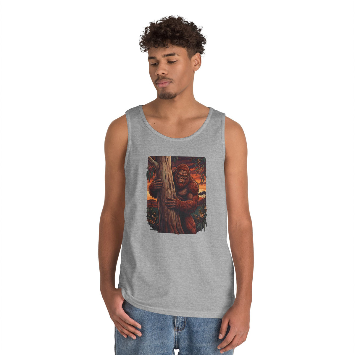 Color: Sport Grey | Yowie (Australian Folklore) Tank Top
