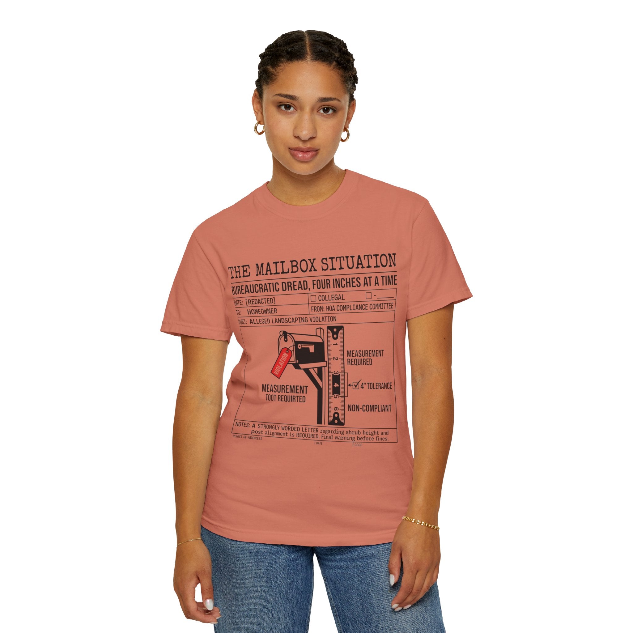 "Mailbox Situation" Unisex Garment-Dyed Tee