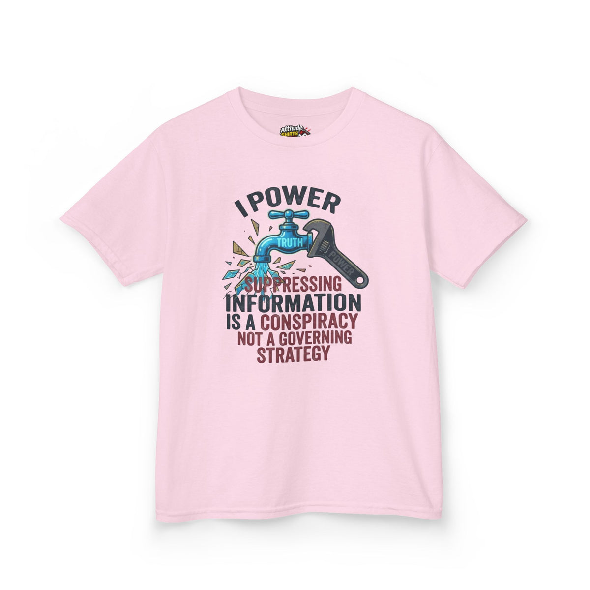Color: Light Pink | Protest Series - Let It Flow Kids Tee